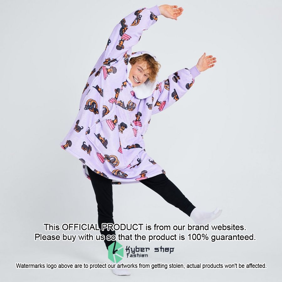 Dachshund Oodie Blanket Hoodie 6 Dachshund Oodie Blanket Hoodie word1