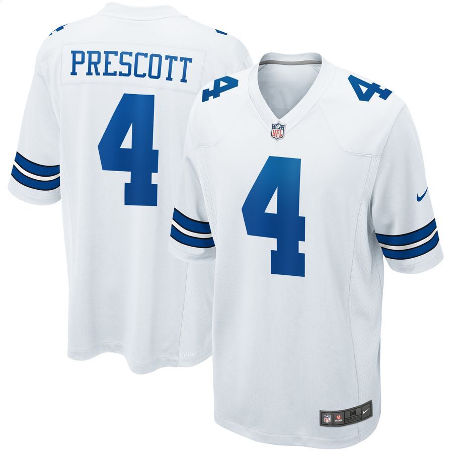 Dak Prescott Dallas Cowboys Nike White Football Jersey