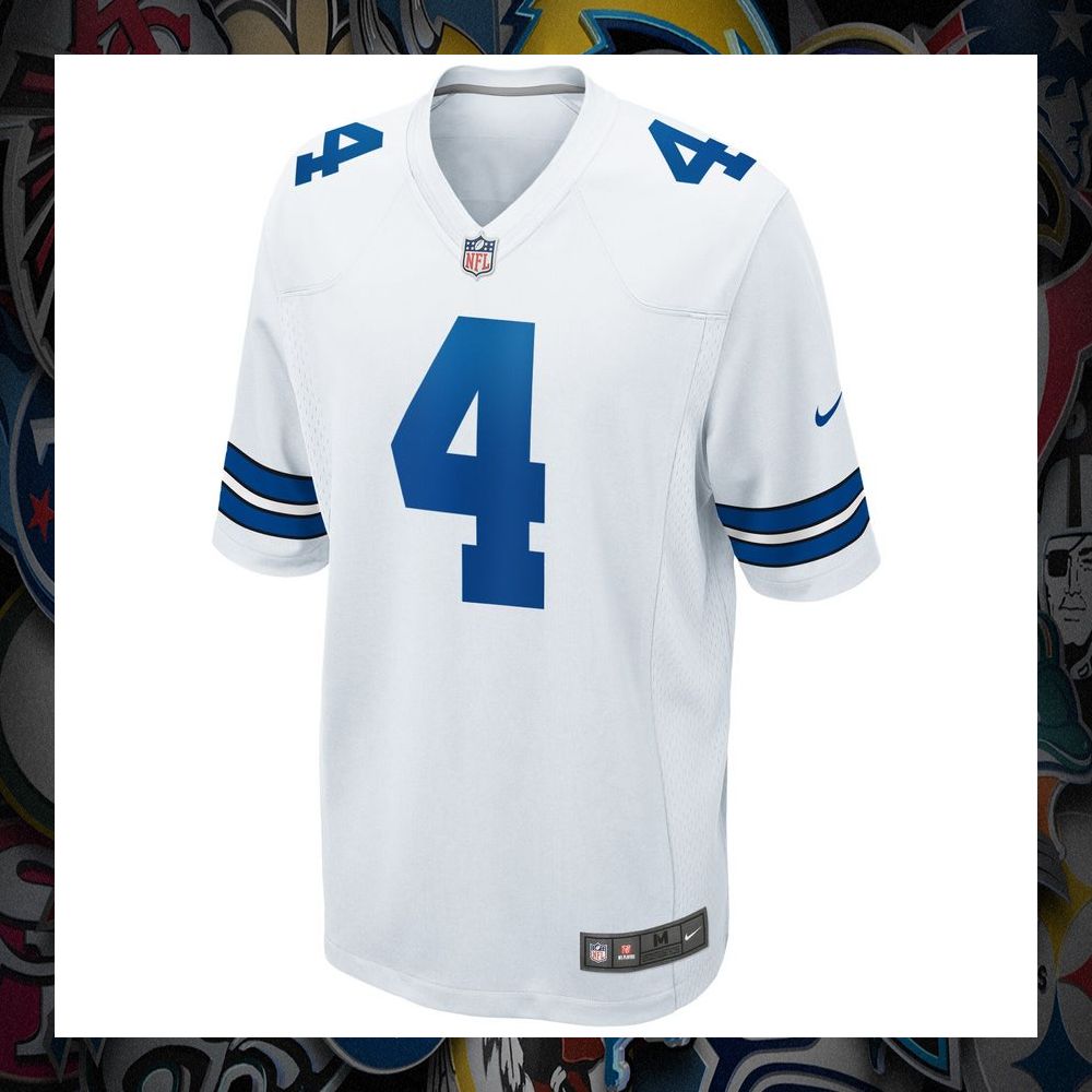 Dak Prescott Dallas Cowboys Nike White Football Jersey 6 Dak Prescott Dallas Cowboys Nike White Football Jersey word1