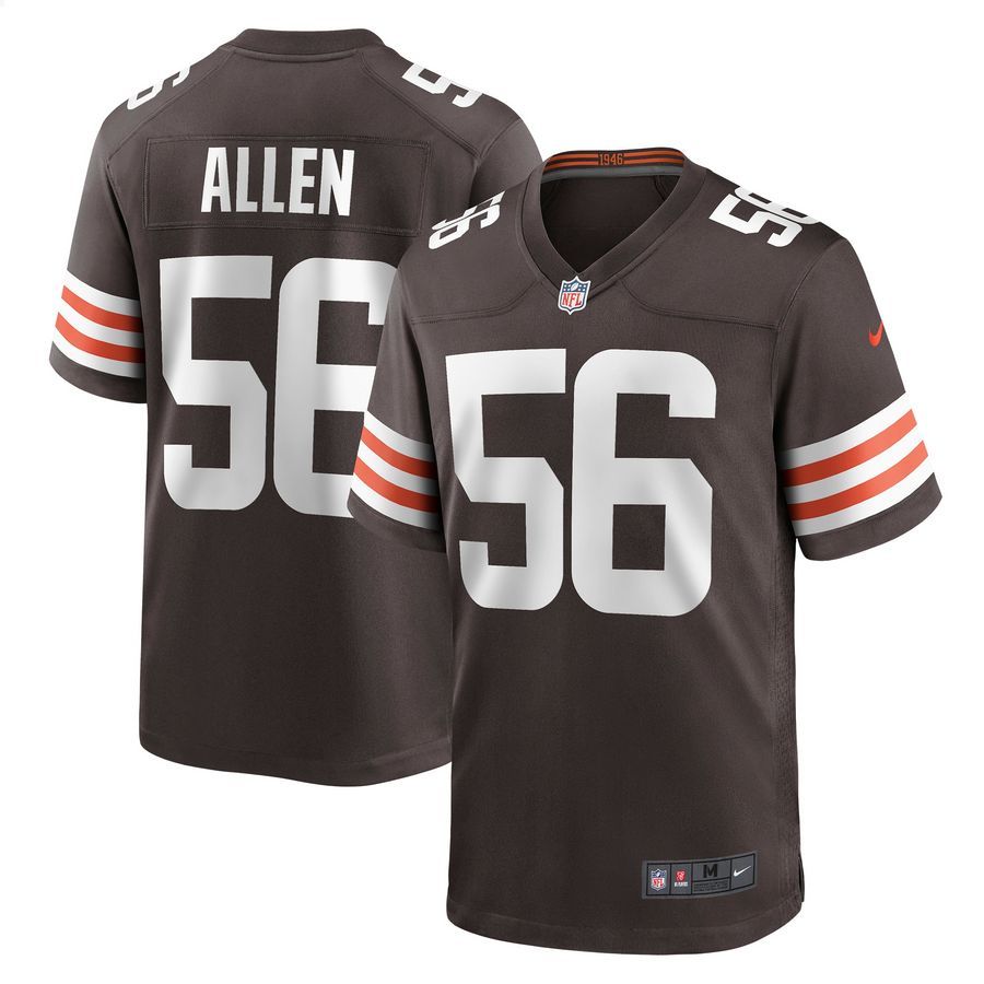 Dakota Allen Cleveland Browns Brown Football Jersey