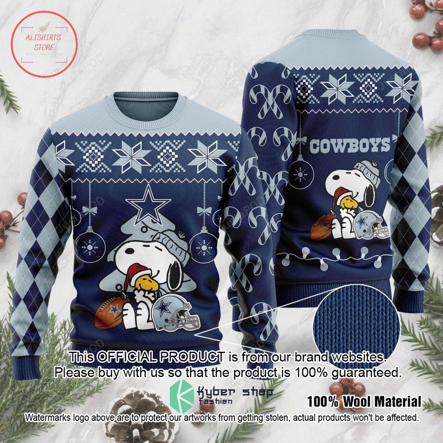 Dallas Cowboys Peanuts Snoopy Christmas Sweater