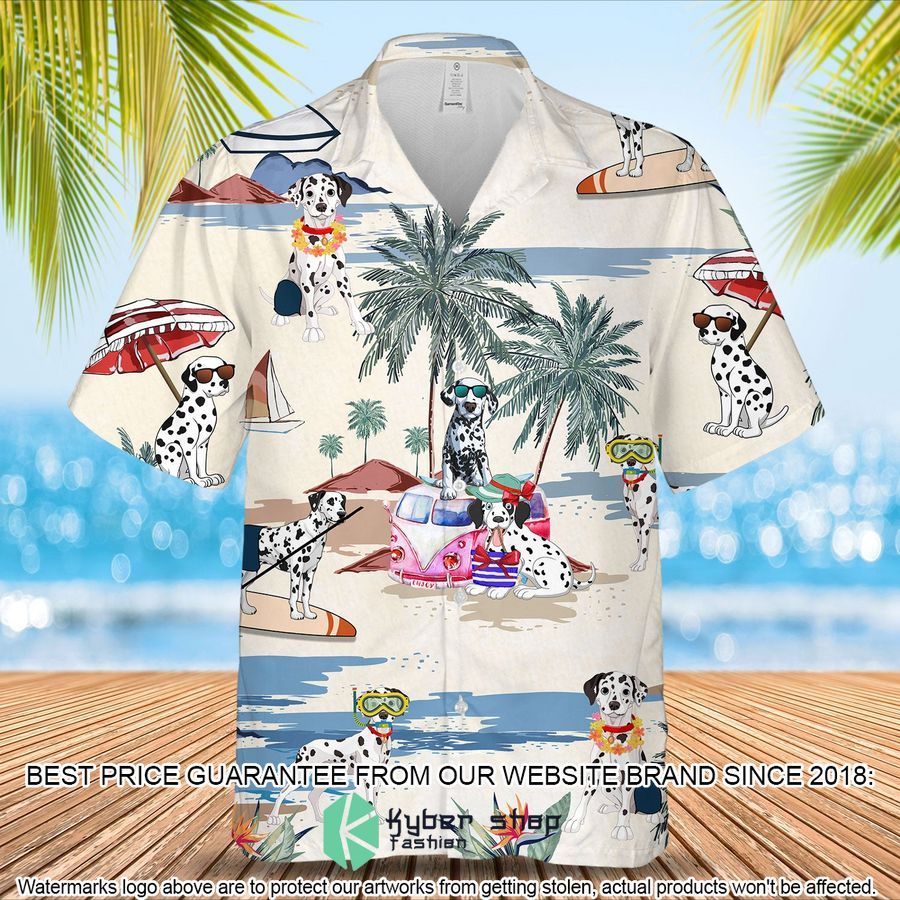 Dalmatian Summer Beach Hawaiian Shirt