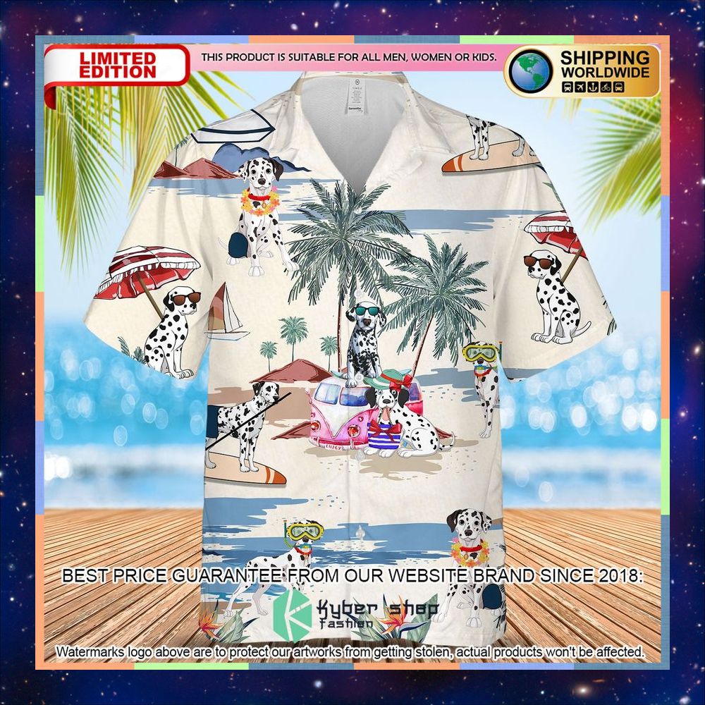 Dalmatian Summer Beach Hawaiian Shirt 3 Dalmatian Summer Beach Hawaiian Shirt word2