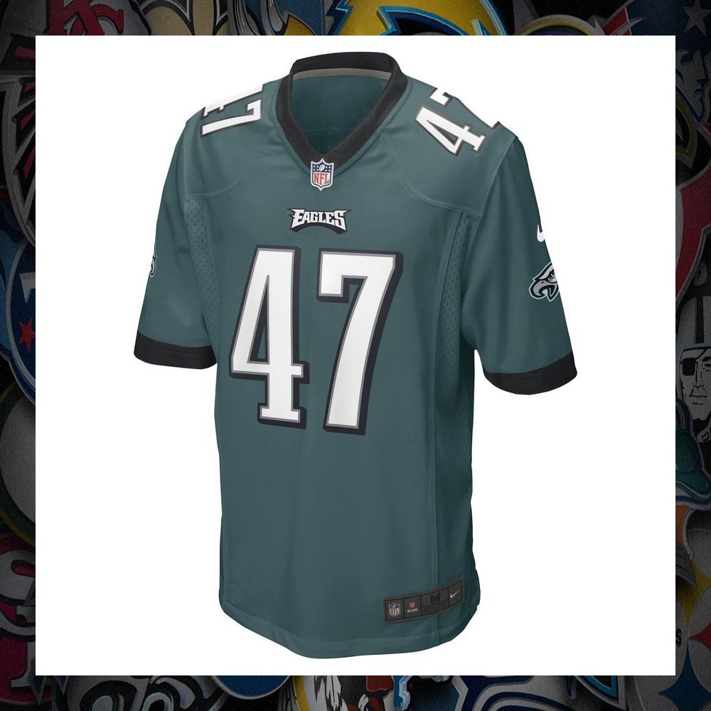 Dalton Keene Philadelphia Eagles Midnight Green Football Jersey 6 Dalton Keene Philadelphia Eagles Midnight Green Football Jersey word2