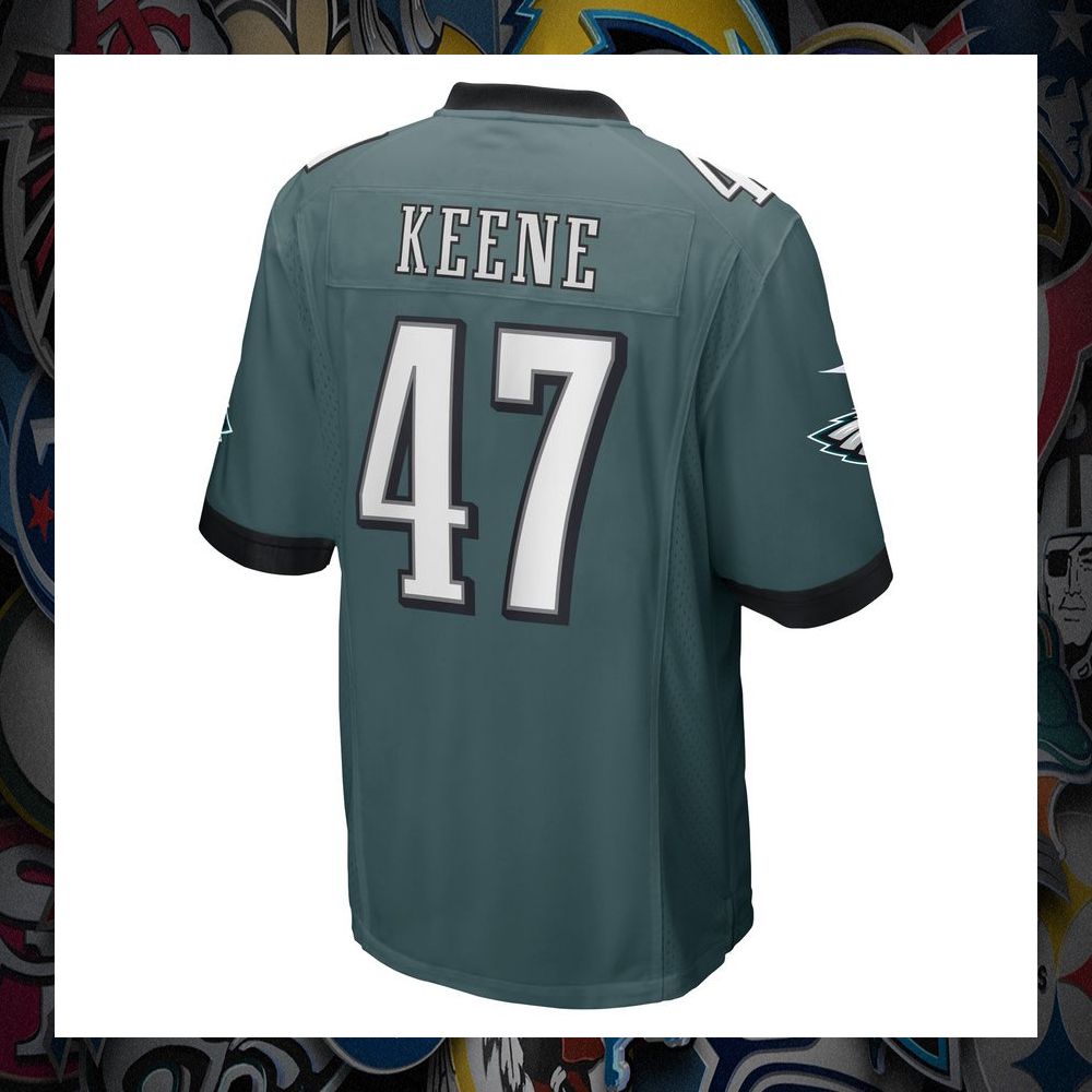 Dalton Keene Philadelphia Eagles Midnight Green Football Jersey 7 Dalton Keene Philadelphia Eagles Midnight Green Football Jersey word2