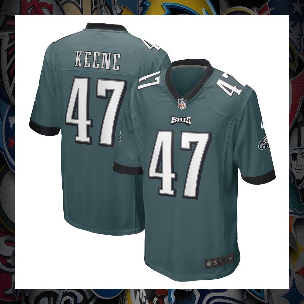 Dalton Keene Philadelphia Eagles Midnight Green Football Jersey 8 Dalton Keene Philadelphia Eagles Midnight Green Football Jersey word2