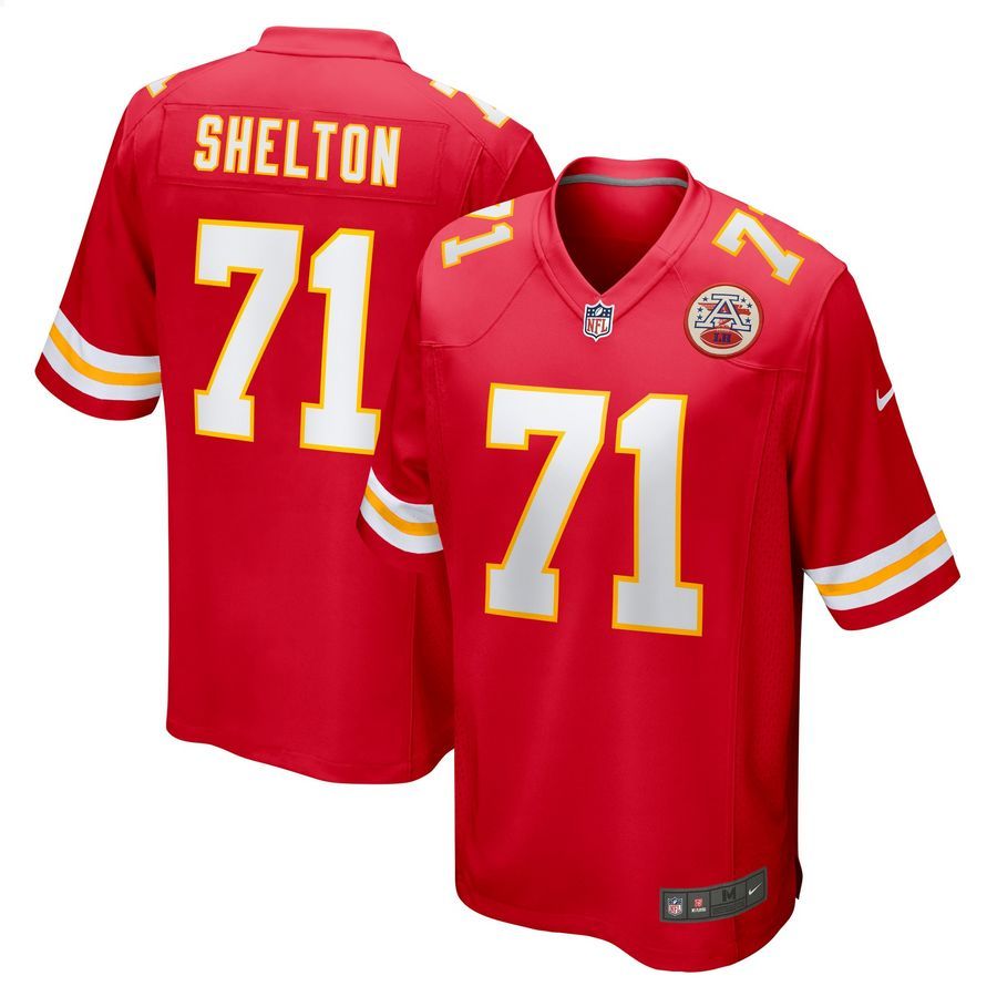 Danny Shelton Kansas City Chiefs Red Football Jersey