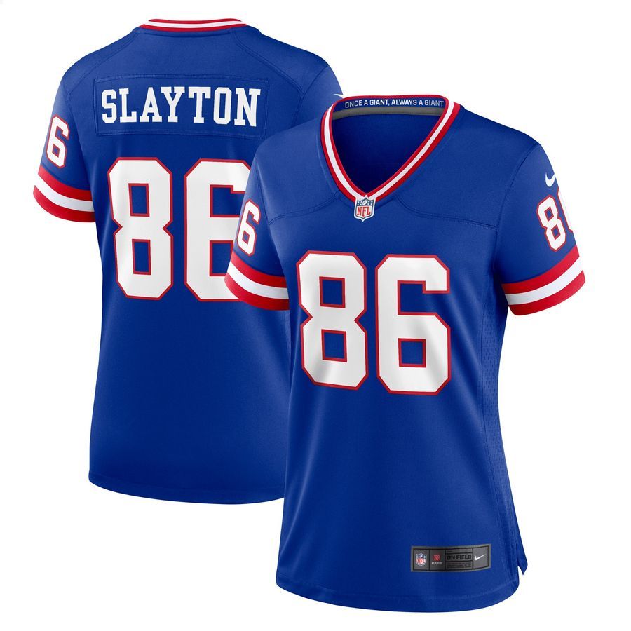 Darius Slayton New York Giants Classic Royal Football Jersey