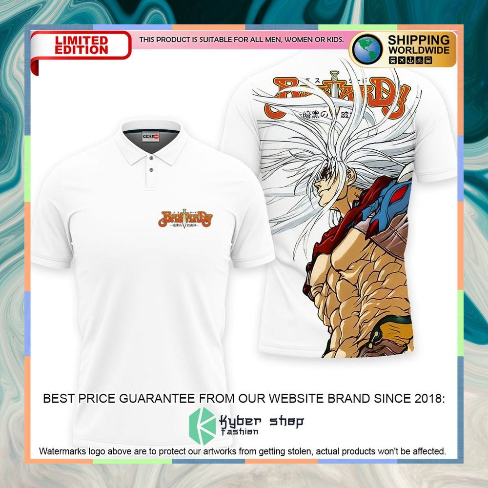 Dark Schneider Bastard Anime Polo Shirt 4 Dark Schneider Bastard Anime Polo Shirt word2