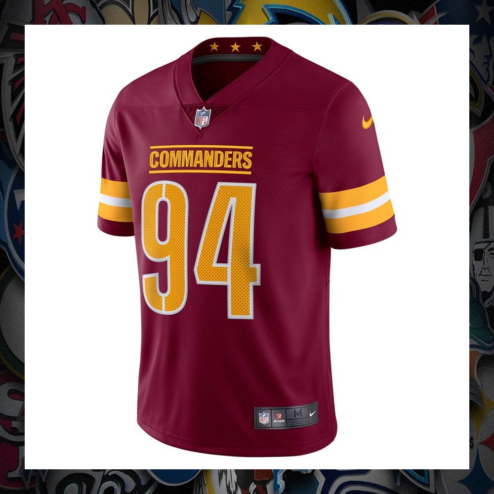 Da'Ron Payne Washington Commanders Vapor Limited Burgundy Football Jersey 6 Da'Ron Payne Washington Commanders Vapor Limited Burgundy Football Jersey word1