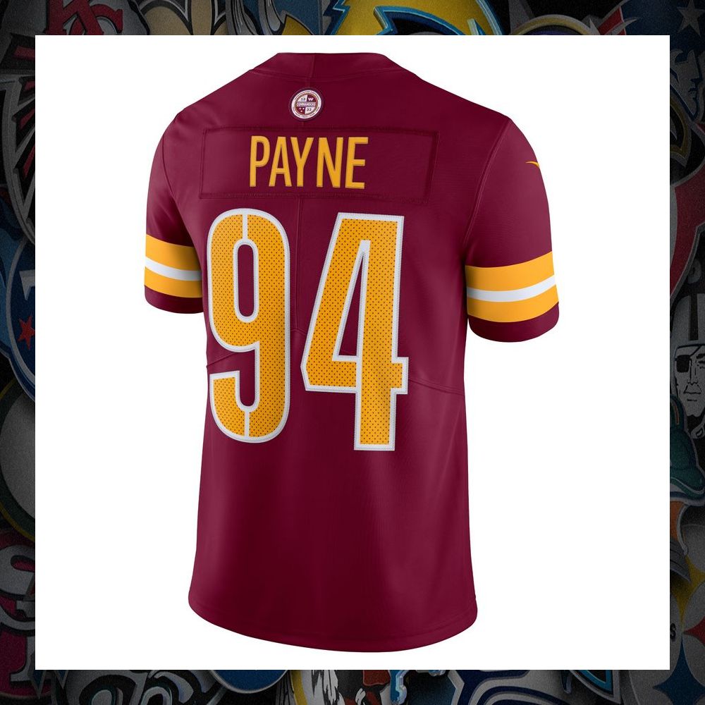 Da'Ron Payne Washington Commanders Vapor Limited Burgundy Football Jersey 7 Da'Ron Payne Washington Commanders Vapor Limited Burgundy Football Jersey word1