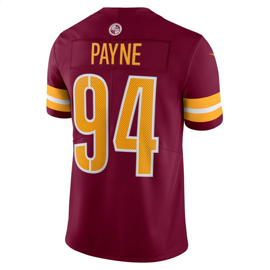 Da'Ron Payne Washington Commanders Vapor Limited Burgundy Football Jersey 3 Da'Ron Payne Washington Commanders Vapor Limited Burgundy Football Jersey word1