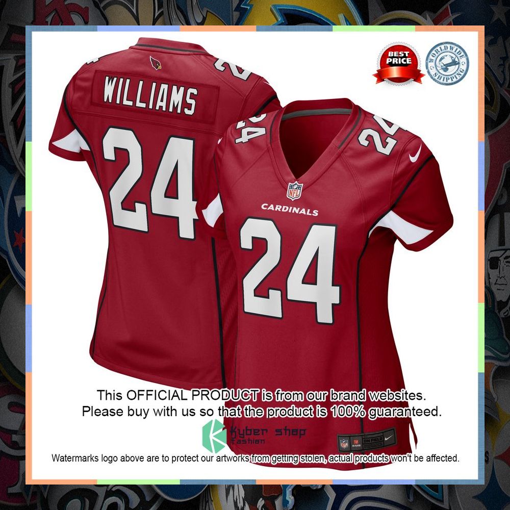 Darrel Williams Arizona Cardinals Women's Cardinal Football Jersey 4 Darrel Williams Arizona Cardinals Women's Cardinal Football Jersey word1