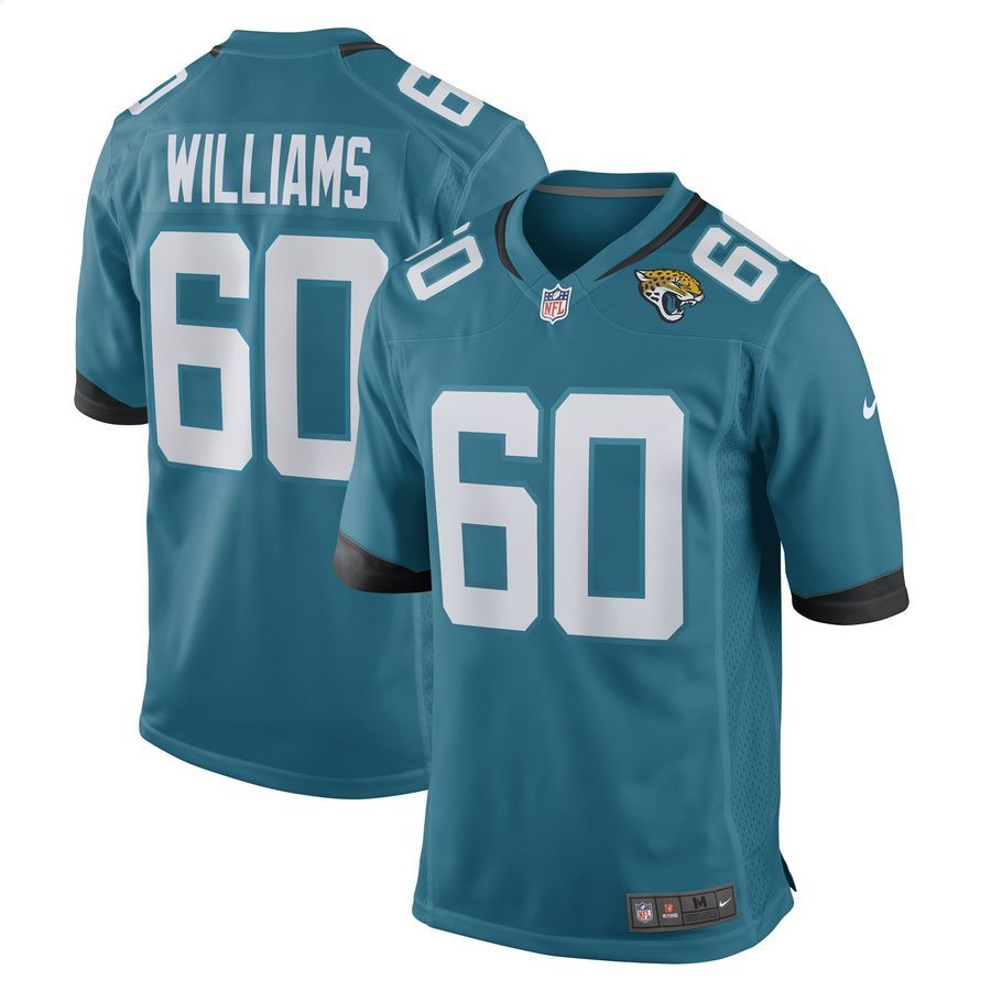 Darryl Williams Jacksonville Jaguars Nike Teal Football Jersey
