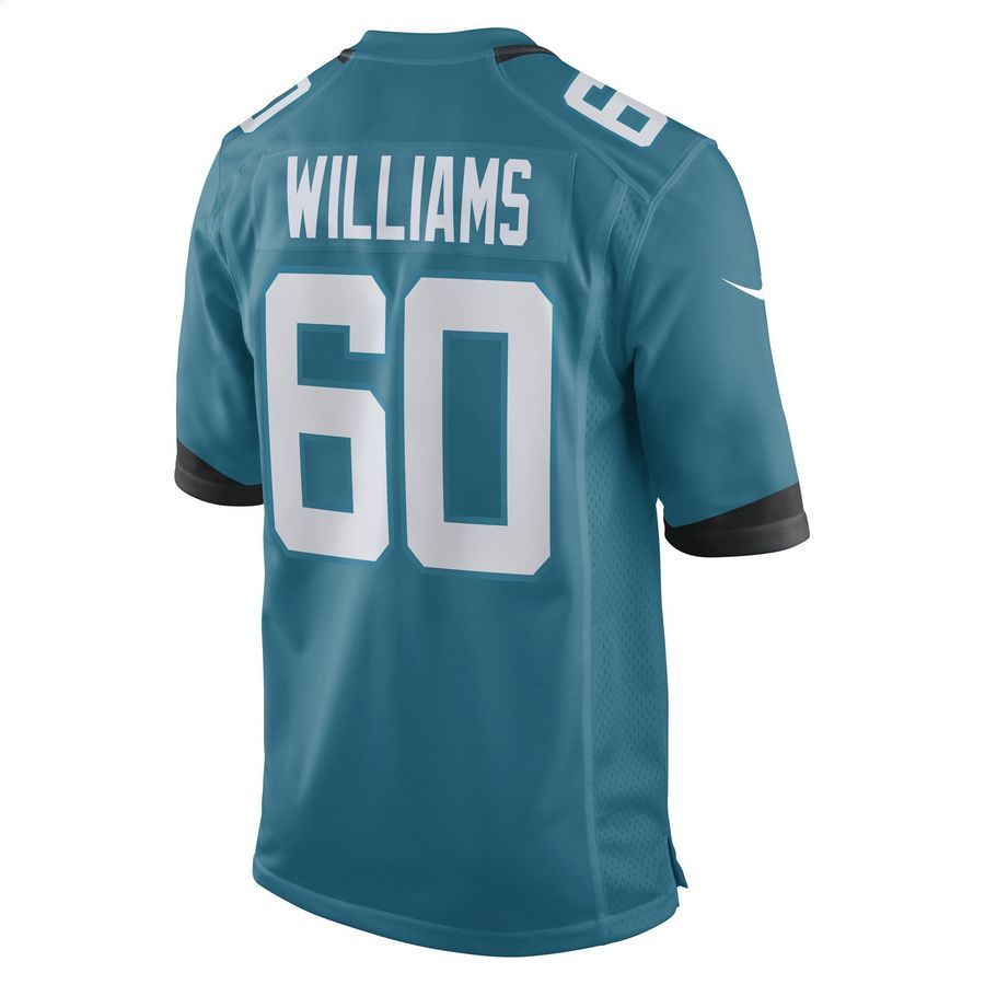 Darryl Williams Jacksonville Jaguars Nike Teal Football Jersey 3 Darryl Williams Jacksonville Jaguars Nike Teal Football Jersey word3