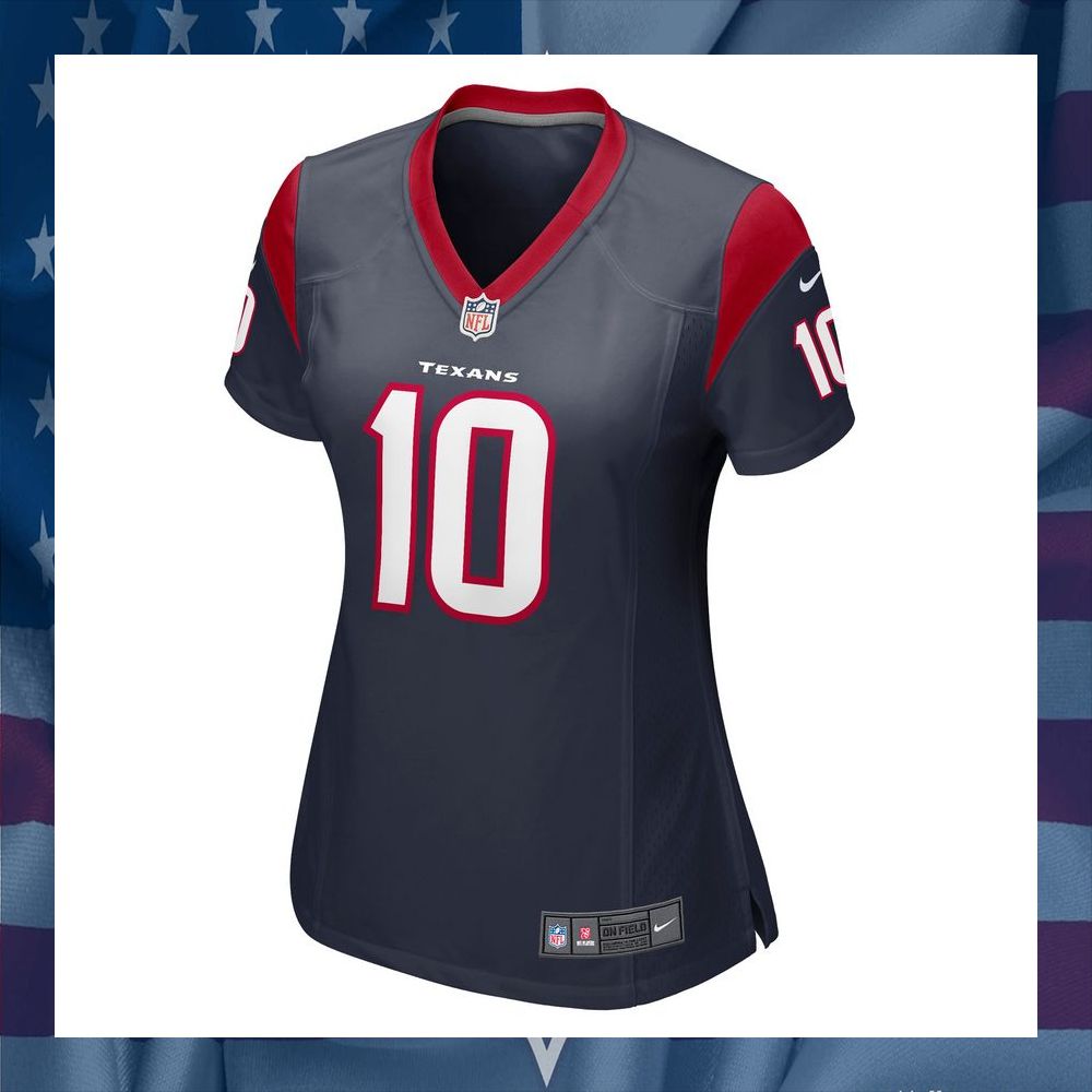 Davis Mills Houston Texans Women's Navy Football Jersey 7 Davis Mills Houston Texans Women's Navy Football Jersey word1