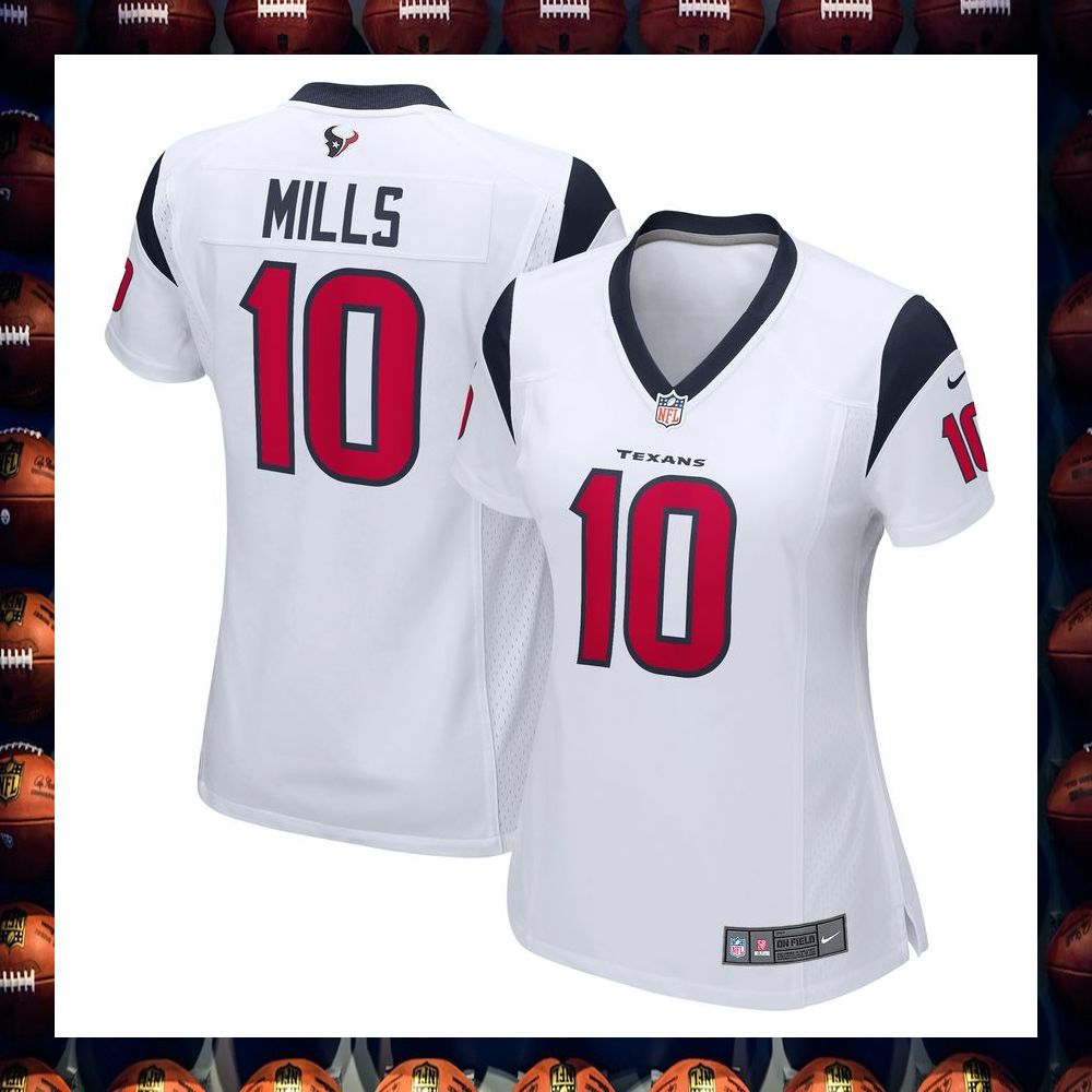 Davis Mills Houston Texans Women's Navy Football Jersey 5 Davis Mills Houston Texans Women's Navy Football Jersey word1