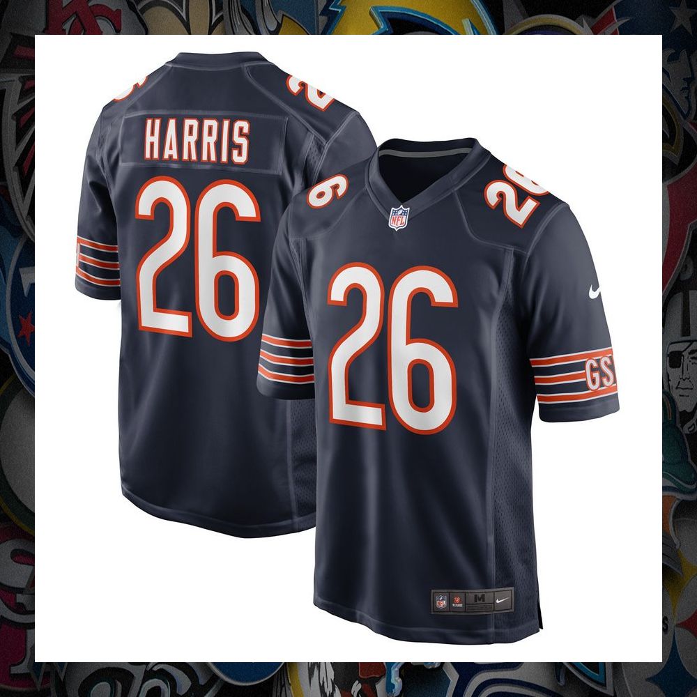 Davontae Harris Chicago Bears Navy Football Jersey 8 Davontae Harris Chicago Bears Navy Football Jersey word2