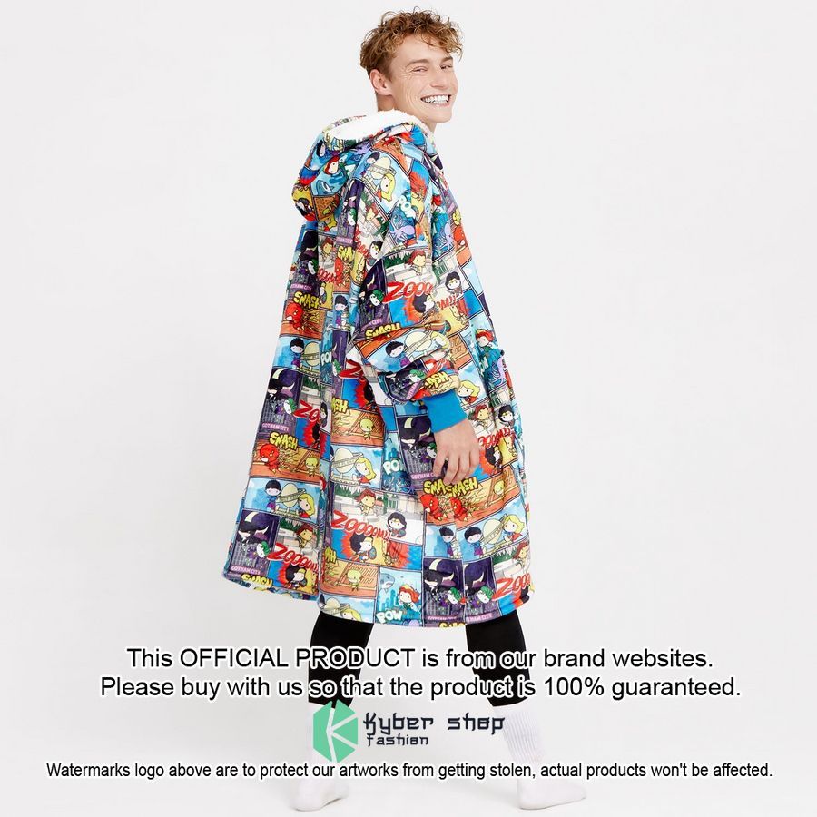 DC Chibi Comic Strip Oodie Blanket Hoodie
