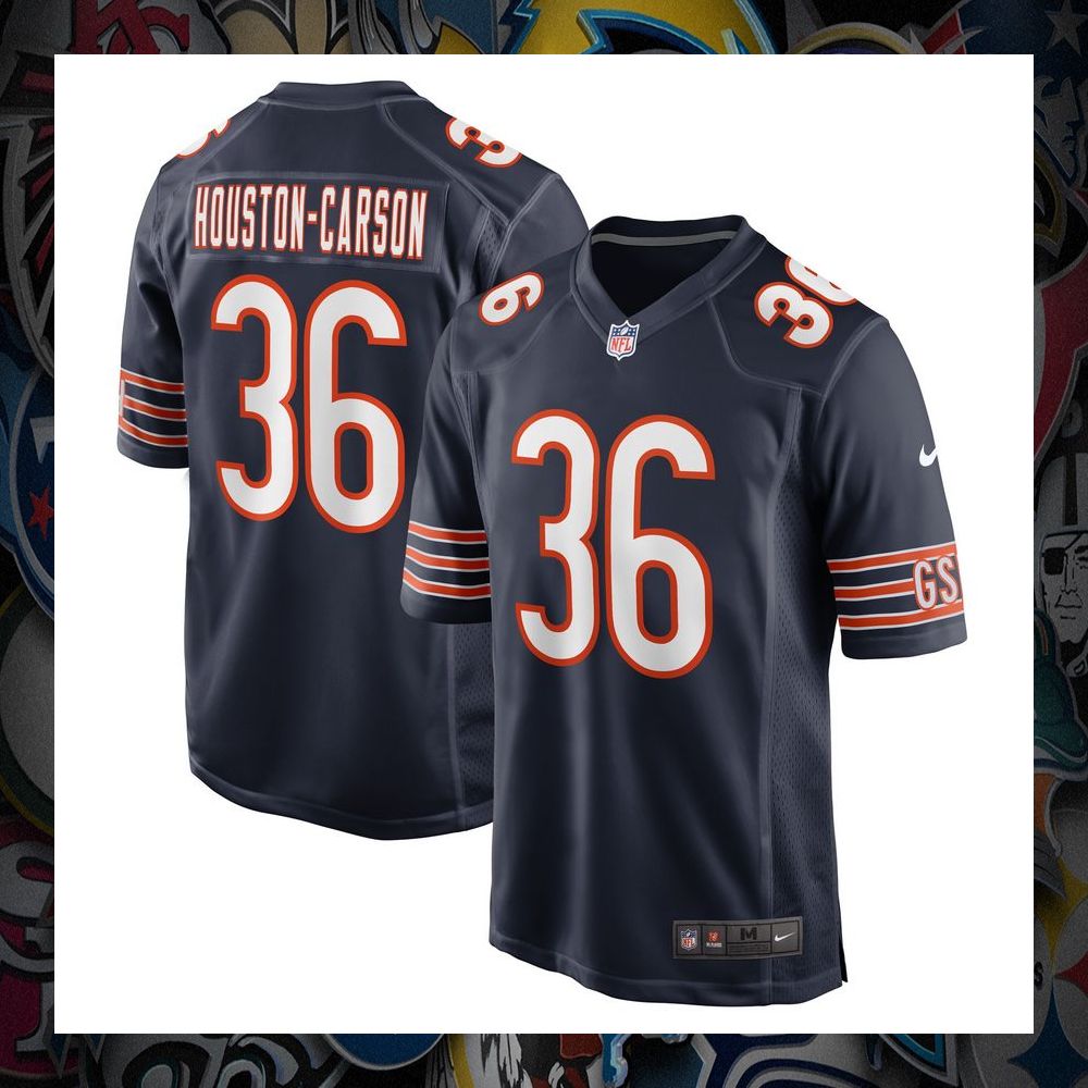 DeAndre Houston-Carson Chicago Bears Navy Football Jersey 5 DeAndre Houston-Carson Chicago Bears Navy Football Jersey word3