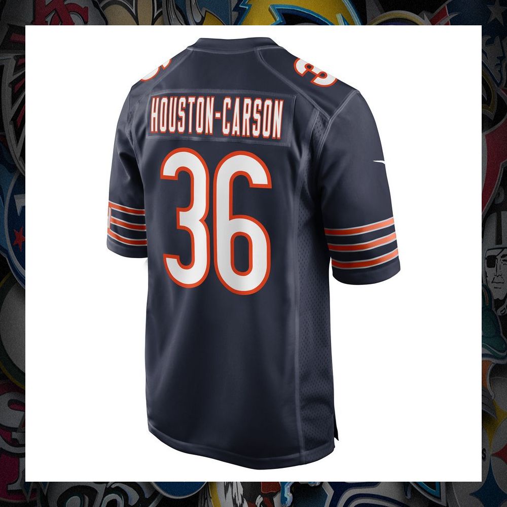 DeAndre Houston-Carson Chicago Bears Navy Football Jersey 7 DeAndre Houston-Carson Chicago Bears Navy Football Jersey word3