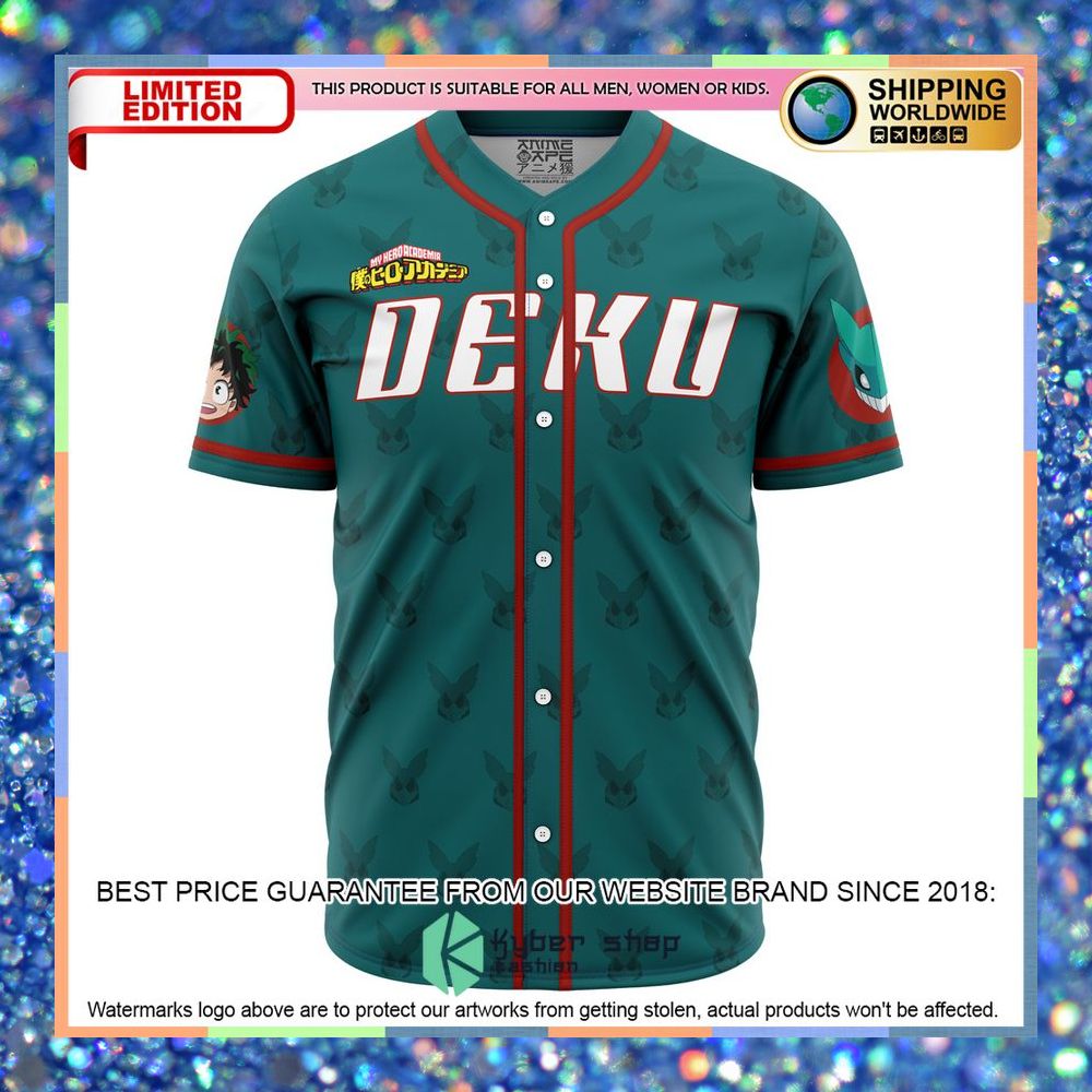 Deku My Hero Academia Baseball Jersey 4 Deku My Hero Academia Baseball Jersey word3