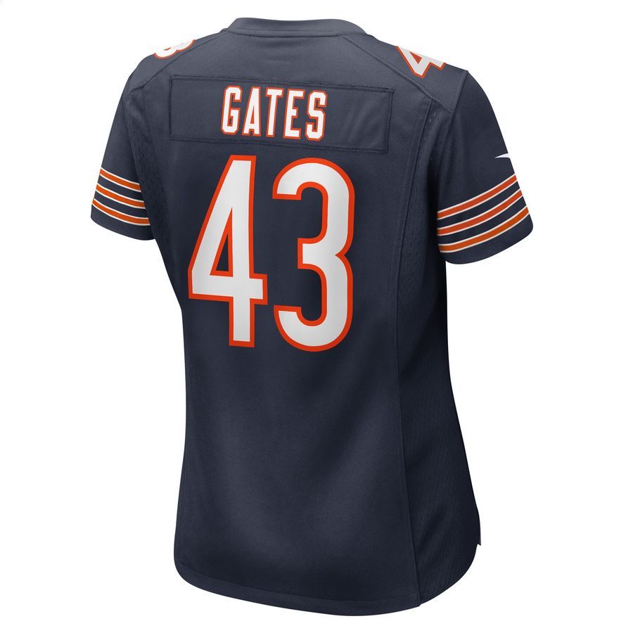 DeMarquis Gates Chicago Bears Navy Football Jersey 28 DeMarquis Gates Chicago Bears Navy Football Jersey word1
