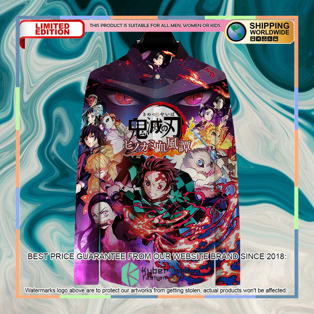 Demon Slayer Kimetsu no Yaiba The Hinokami Chronicles Long Sleeve Shirt 3 Demon Slayer Kimetsu no Yaiba The Hinokami Chronicles Long Sleeve Shirt word1