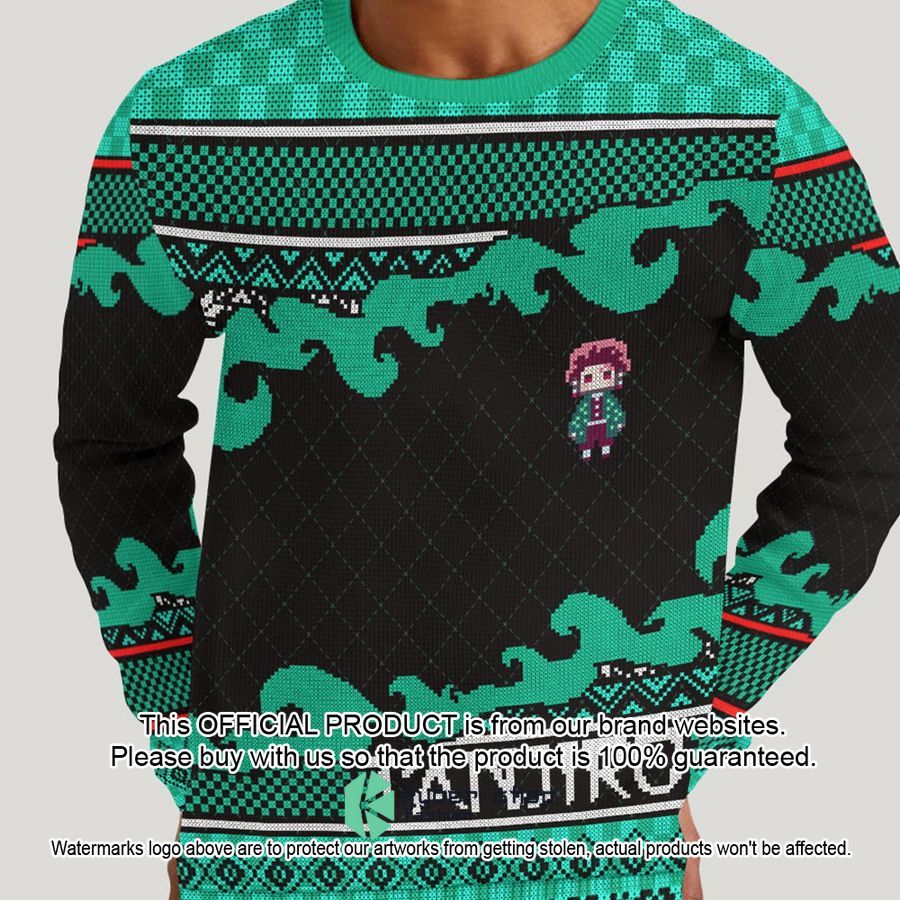 Demon Slayer Tanjiro Christmas Sweater
