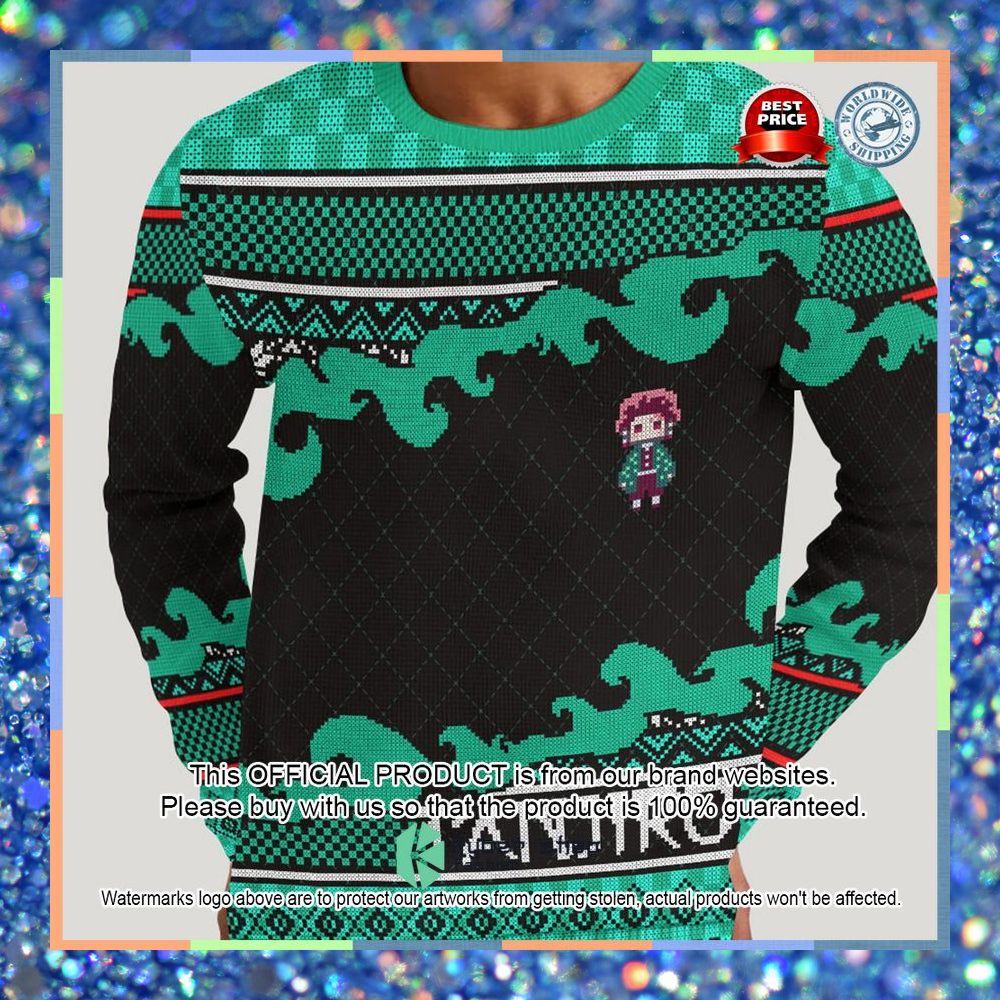 Demon Slayer Tanjiro Christmas Sweater 6 Demon Slayer Tanjiro Christmas Sweater word1