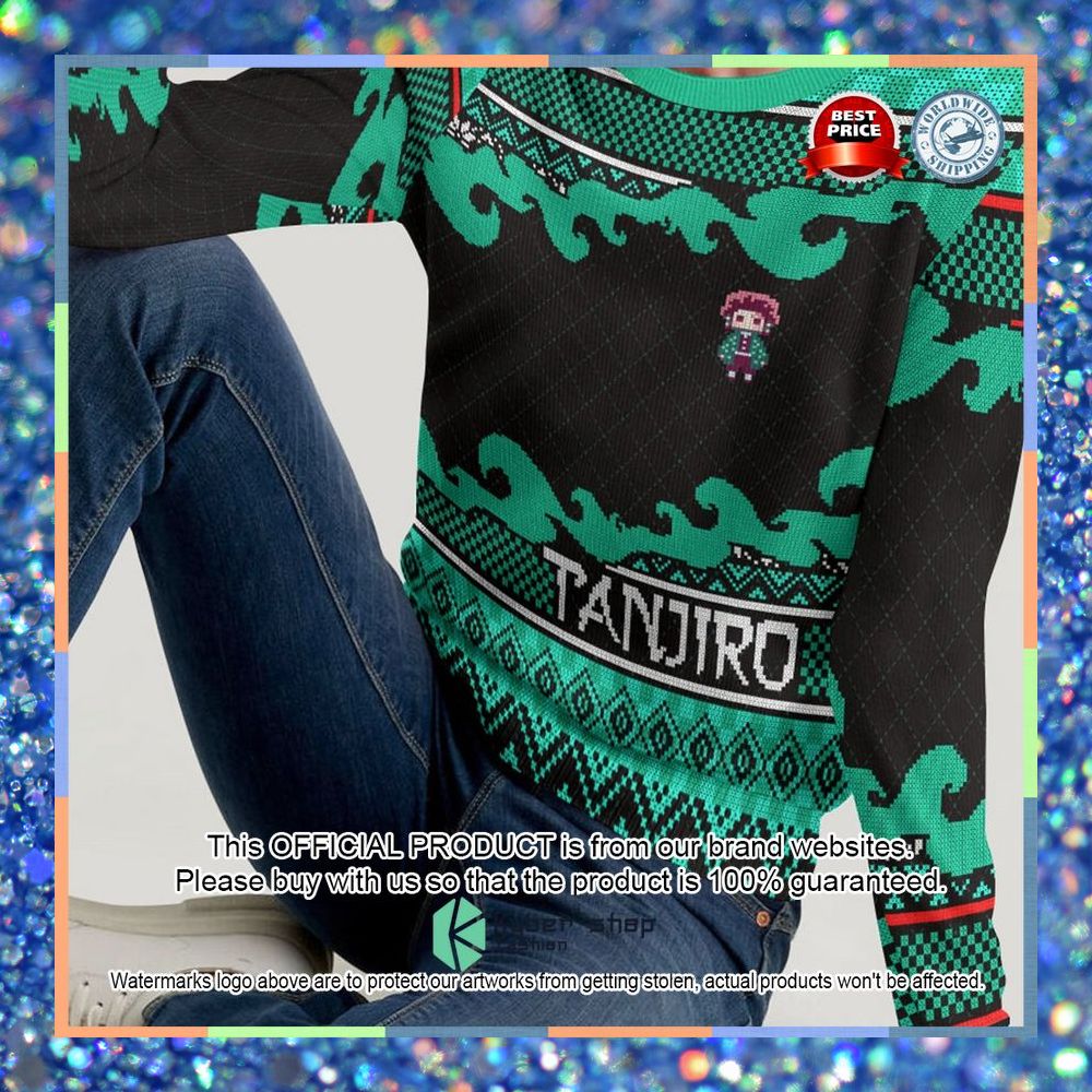 Demon Slayer Tanjiro Christmas Sweater 7 Demon Slayer Tanjiro Christmas Sweater word1