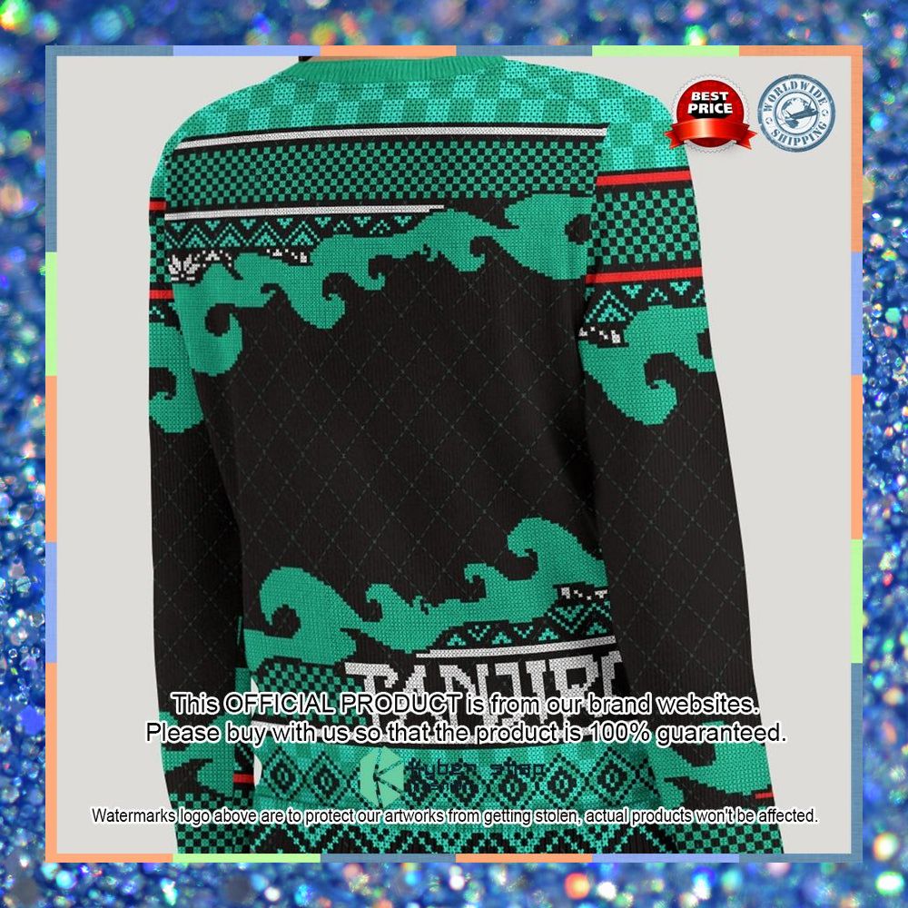 Demon Slayer Tanjiro Christmas Sweater 8 Demon Slayer Tanjiro Christmas Sweater word1