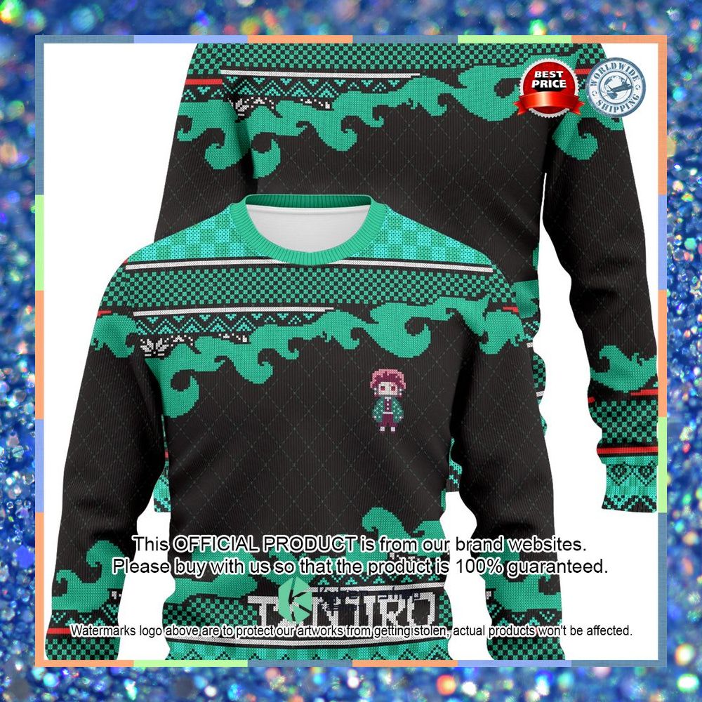 Demon Slayer Tanjiro Christmas Sweater 10 Demon Slayer Tanjiro Christmas Sweater word1