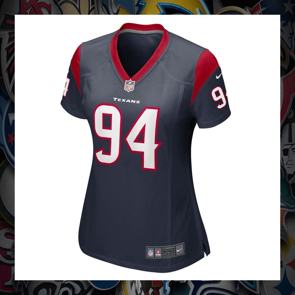 Demone Harris Houston Texans Navy Football Jersey 6 Demone Harris Houston Texans Navy Football Jersey word2