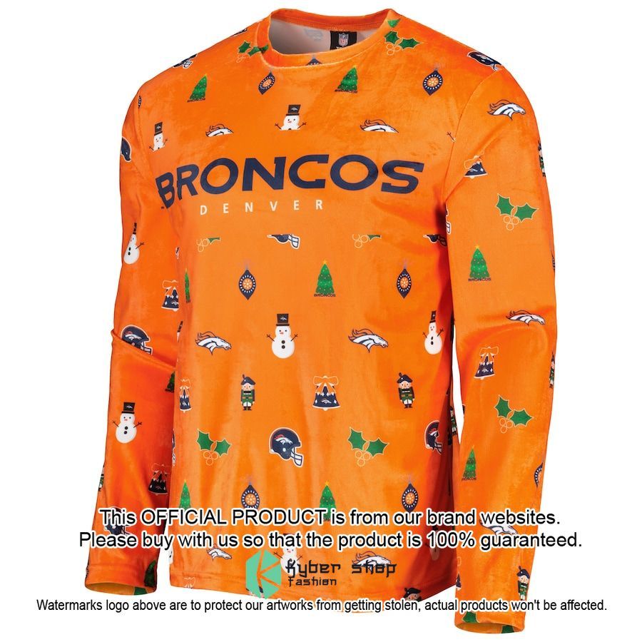 Denver Broncos FOCO Orange Sweater 5 Denver Broncos FOCO Orange Sweater word3