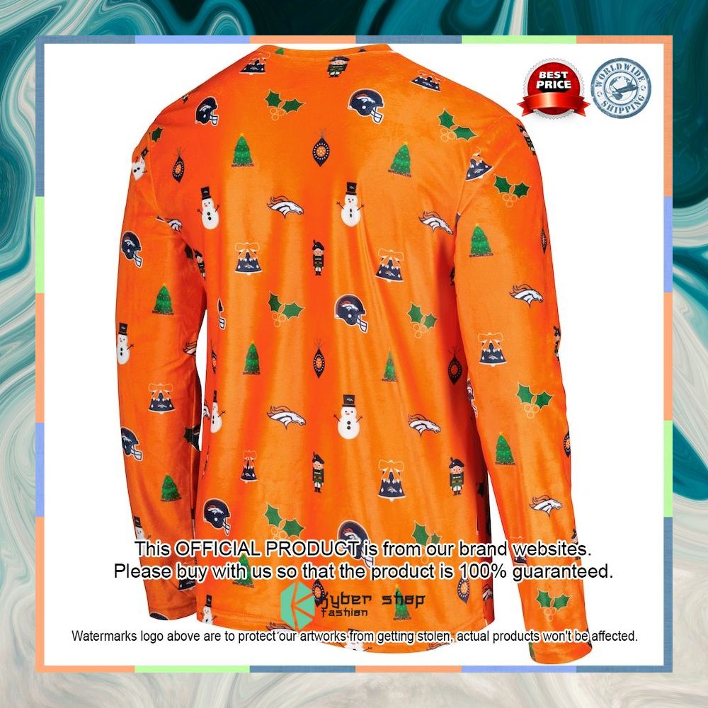 Denver Broncos FOCO Orange Sweater 3 Denver Broncos FOCO Orange Sweater word3