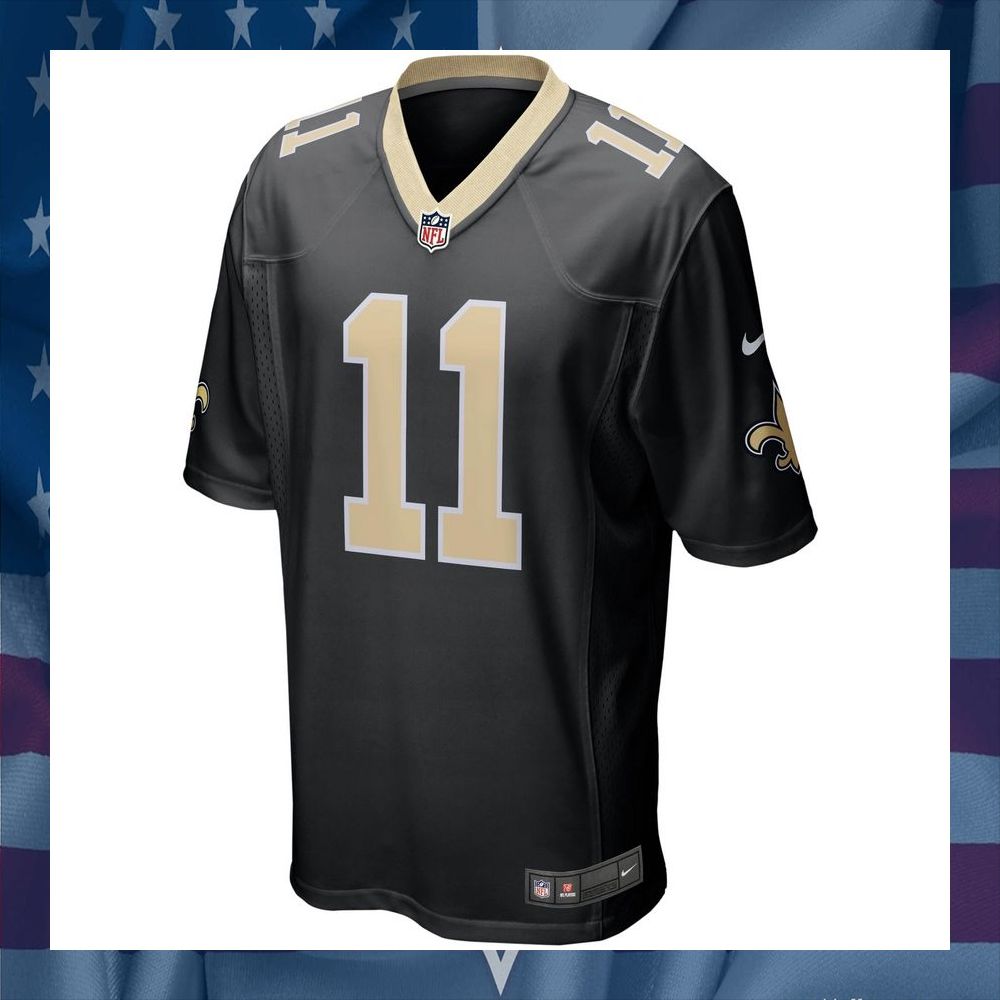 Deonte Harris New Orleans Saints Black Football Jersey 6 Deonte Harris New Orleans Saints Black Football Jersey word1