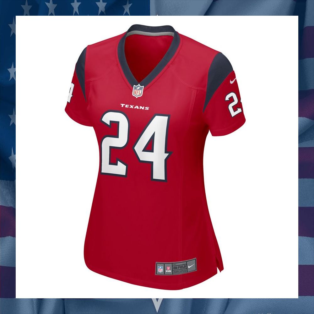 Derek Stingley Jr. Houston Texans Women's Red Football Jersey 6 Derek Stingley Jr. Houston Texans Women's Red Football Jersey word2