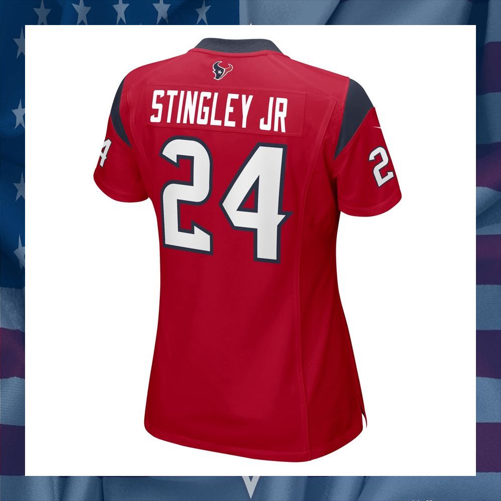 Derek Stingley Jr. Houston Texans Women's Red Football Jersey 7 Derek Stingley Jr. Houston Texans Women's Red Football Jersey word2