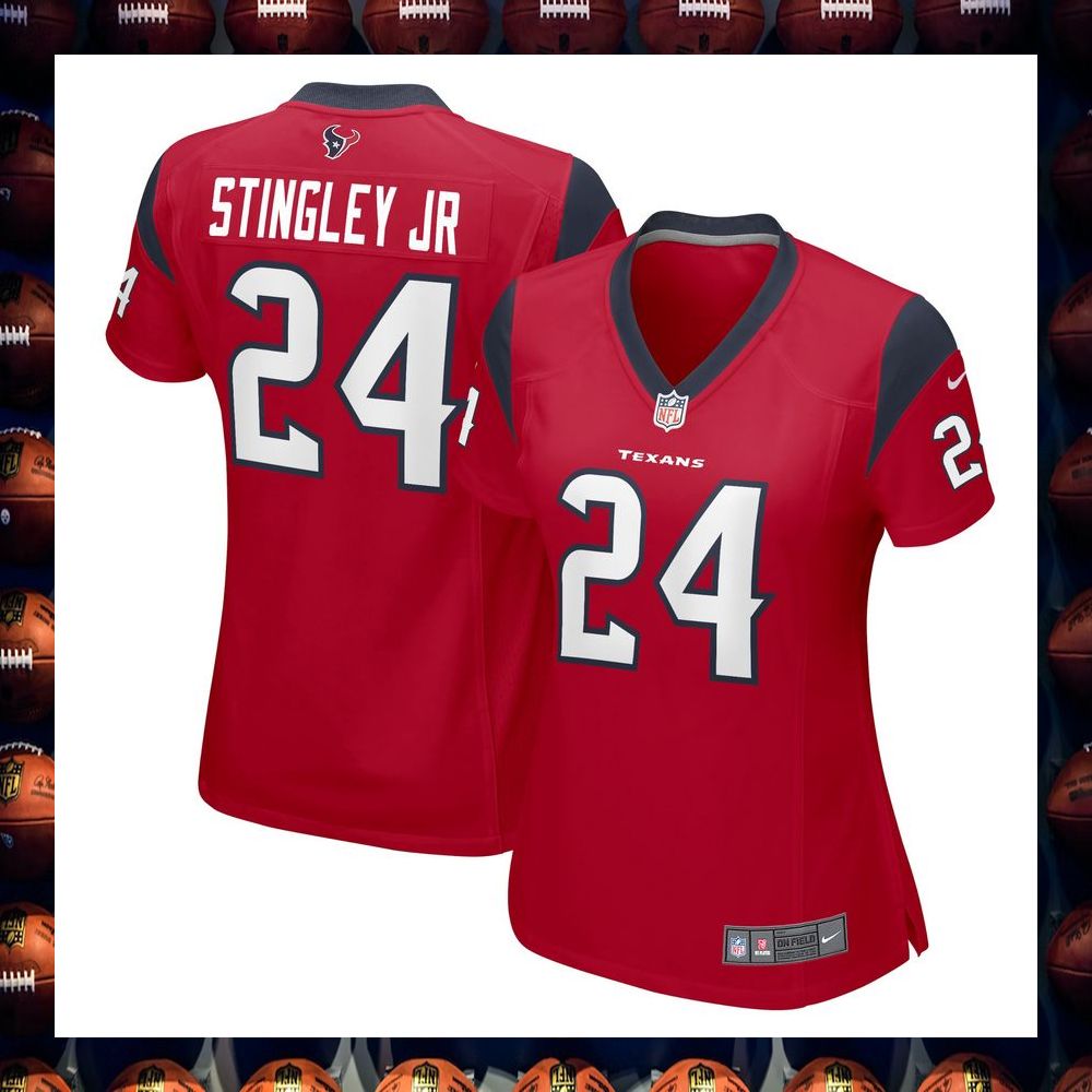 Derek Stingley Jr. Houston Texans Women's Red Football Jersey 4 Derek Stingley Jr. Houston Texans Women's Red Football Jersey word2