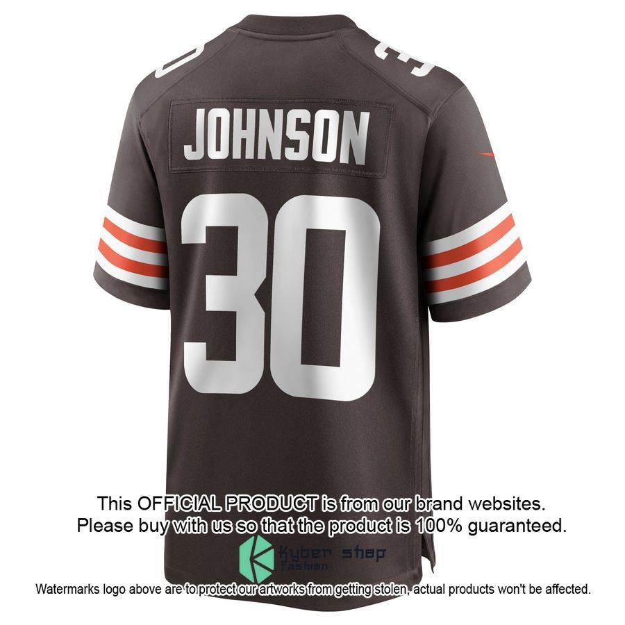D'Ernest Johnson Cleveland Browns Brown Football Jersey 3 D'Ernest Johnson Cleveland Browns Brown Football Jersey word1