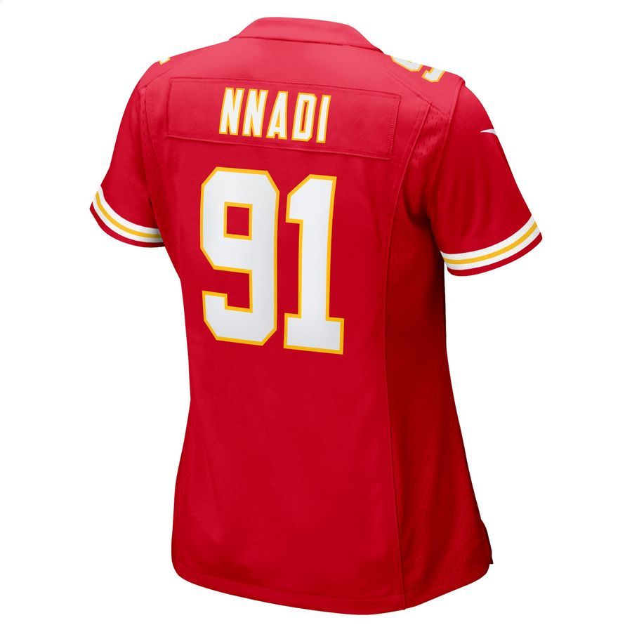 Derrick Nnadi Kansas City Chiefs Red Football Jersey 3 Derrick Nnadi Kansas City Chiefs Red Football Jersey word1