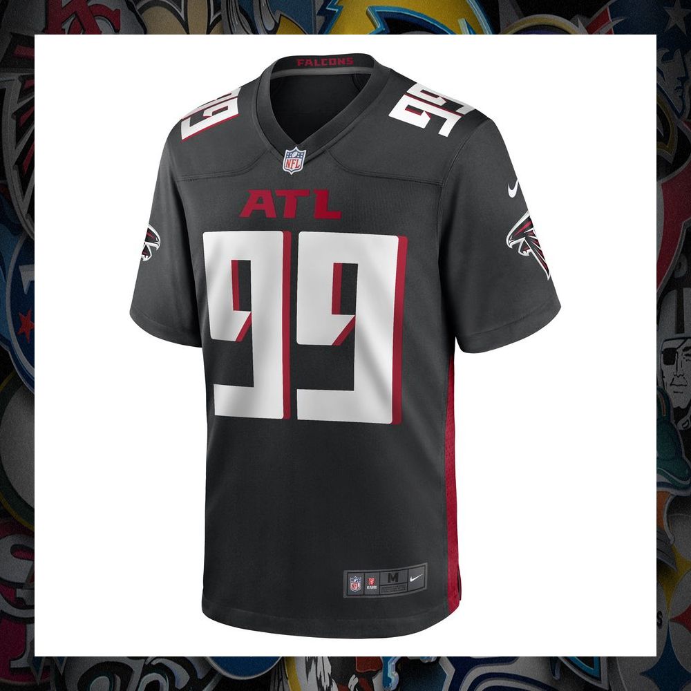 Derrick Tangelo Atlanta Falcons Black Football Jersey 6 Derrick Tangelo Atlanta Falcons Black Football Jersey word3