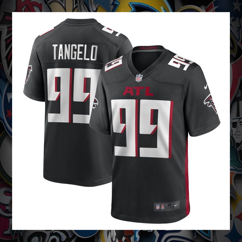 Derrick Tangelo Atlanta Falcons Black Football Jersey 8 Derrick Tangelo Atlanta Falcons Black Football Jersey word3