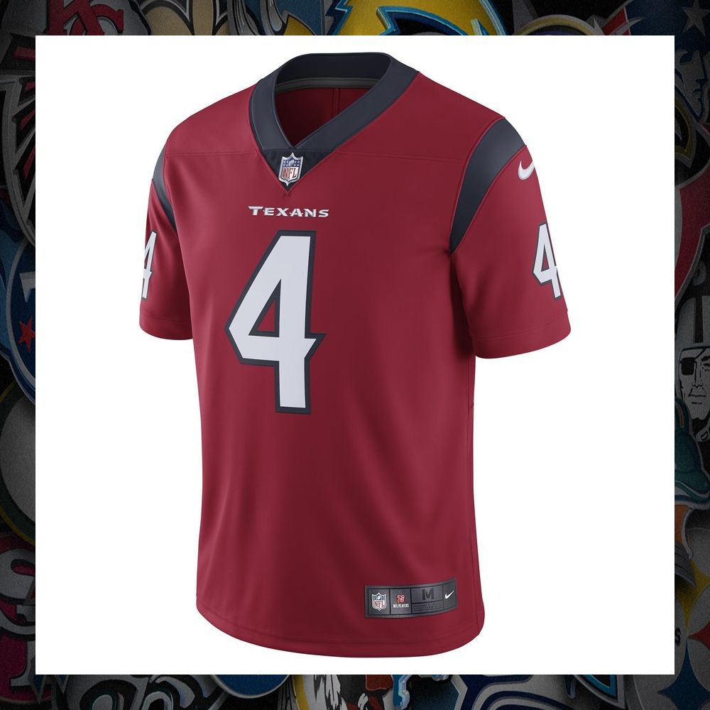 Deshaun Watson Houston Texans Vapor Limited Red Football Jersey 6 Deshaun Watson Houston Texans Vapor Limited Red Football Jersey word1