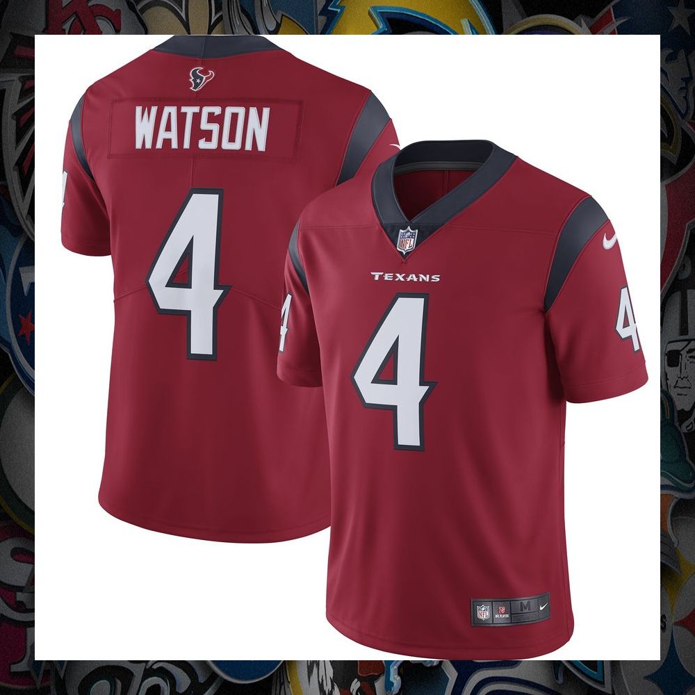 Deshaun Watson Houston Texans Vapor Limited Red Football Jersey 8 Deshaun Watson Houston Texans Vapor Limited Red Football Jersey word1