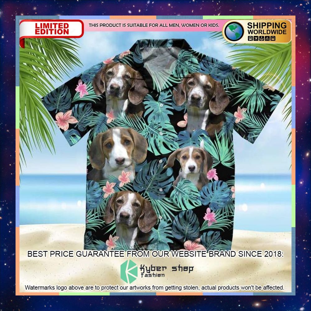 Deutsche Bracke Summer Leaves Hawaiian Shirt 3 Deutsche Bracke Summer Leaves Hawaiian Shirt word1