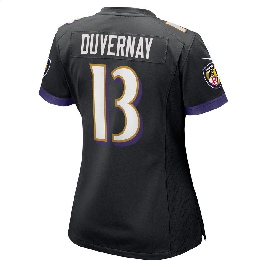 Devin Duvernay Baltimore Ravens Black Football Jersey 3 Devin Duvernay Baltimore Ravens Black Football Jersey word3