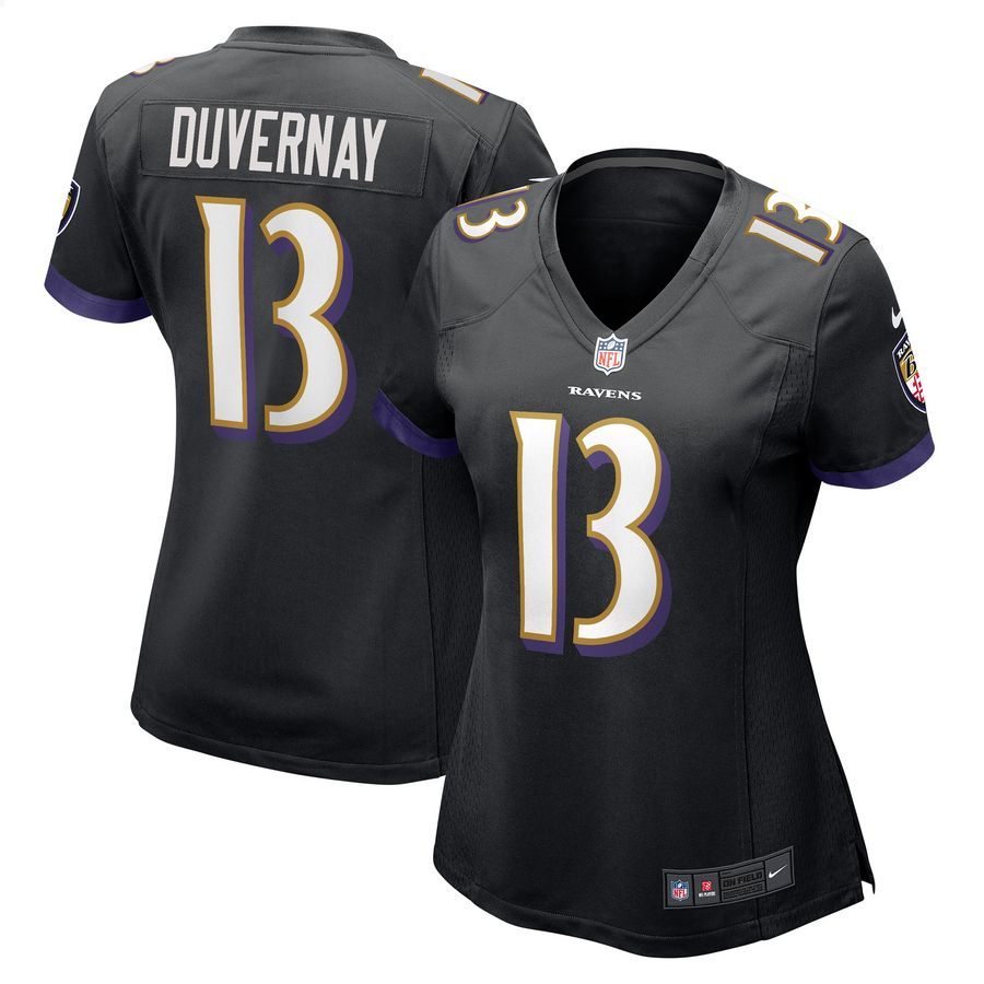 Devin Duvernay Baltimore Ravens Black Football Jersey 4 Devin Duvernay Baltimore Ravens Black Football Jersey word3