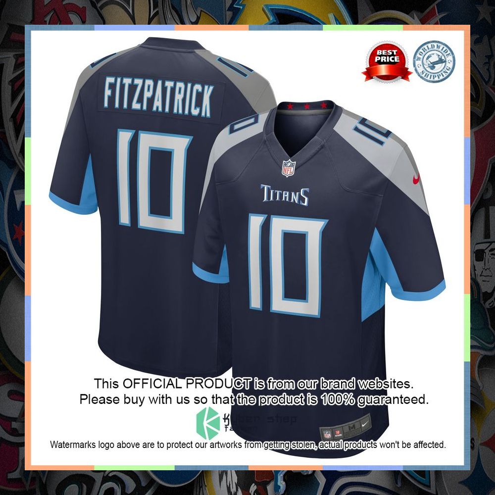 Dez Fitzpatrick Tennessee Titans Navy Football Jersey 5 Dez Fitzpatrick Tennessee Titans Navy Football Jersey word3